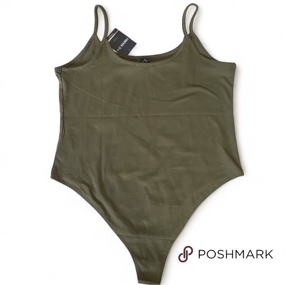 ▪️ FOREVER 21 KNIT BODYSUIT OLIVE ▪️ - Picture 2 of 4